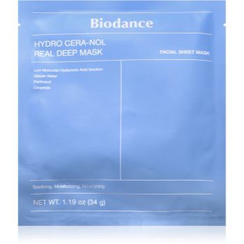 Biodance Hydro Cera-nol Real Deep Mask masca faciala hidratanta cu efect calmant