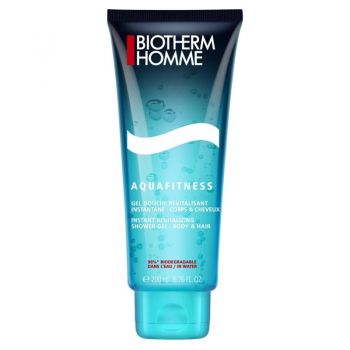 Biotherm Homme Aquafitness Gel de dus pentru barbati Tester, Volum 40 ml