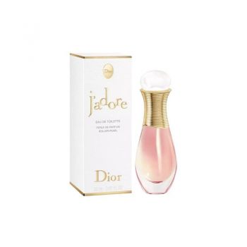 Christian Dior J`Adore Eau de Toilette Roller-Pearl Parfum roll-on pentru femei EDT, Volum 20 ml