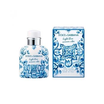 Dolce & Gabbana Light Blue Summer Vibes Apa de toaleta pentru barbati EDT, Volum 125 ml