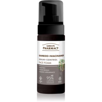 Green Pharmacy Bamboo & Niacinamide Face Foam spuma de curatare