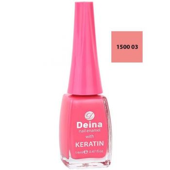 Lac de Unghii cu Cheratina - Deina Nail Enamel with Keratin, nuanta 1500 03, 12 ml