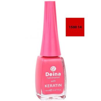 Lac de Unghii cu Cheratina - Deina Nail Enamel with Keratin, nuanta 1500 14, 12 ml