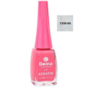Lac de Unghii cu Cheratina - Deina Nail Enamel with Keratin, nuanta 1500 80, 12 ml