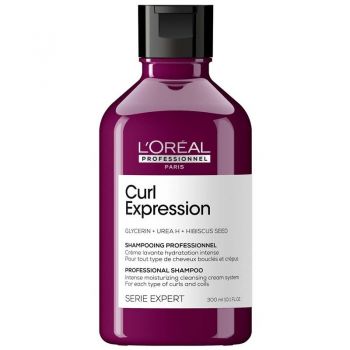 Loreal Serie Expert Curl Expression Intense Moisturizing Cleansing Cream Shampoo Sampon pentru par cret, Volum 300 ml