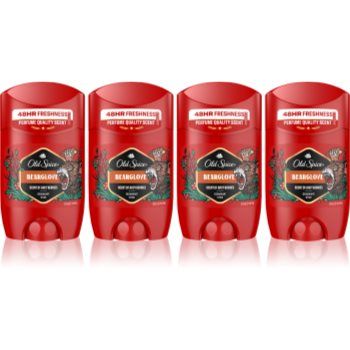 Old Spice Bearglove deodorante solide, pachet economic pentru barbati