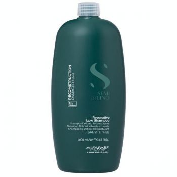 Sampon de Reconstructie pentru Par Deteriorat - Alfaparf Milano Semi Di Lino Reconstruction Reparative Low Shampoo A - Z Bond Complex, 1000 ml