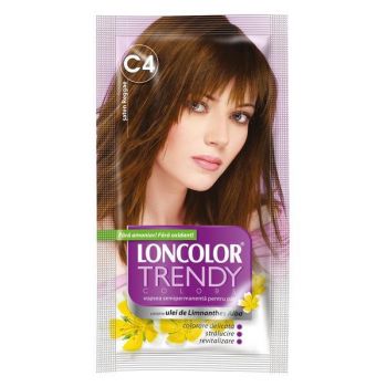 SHORT LIFE - Vopsea Semipermanenta Loncolor Trendy Colors, nuanta C4 saten reggae, 2x 25 ml