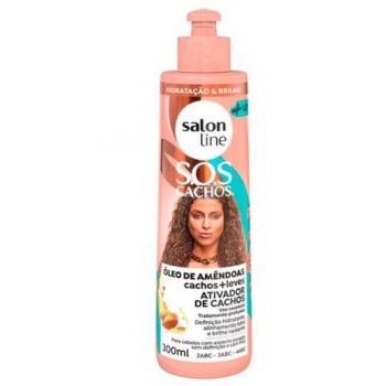 Activator pentru bucle cu ulei de migdale, Salon Line, 300 ml