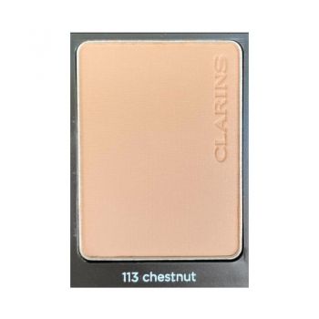 Clarins Everlasting Compact Long-Wearing & Comfort Foundation 109 Wheat Fond de ten compact Tester, Volum 113 Chestnut