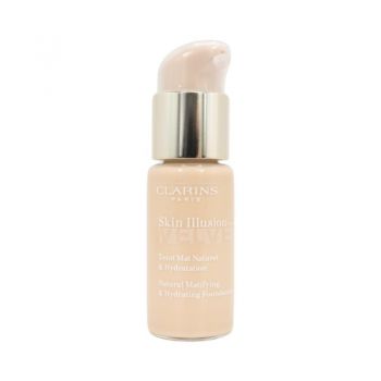 Clarins Skin Illusion Velvet Fdt Fond de ten Tester, Volum 106N