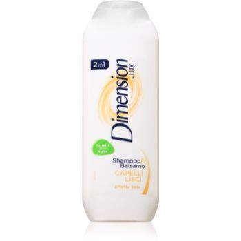 Dimension by Lux 2in1 sampon si balsam 2 in 1 pentru par cu efect de netezire