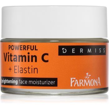 Farmona Dermiss Powerful Vitamin C + Elastin cremă pentru față pentru luminozitate si hidratare