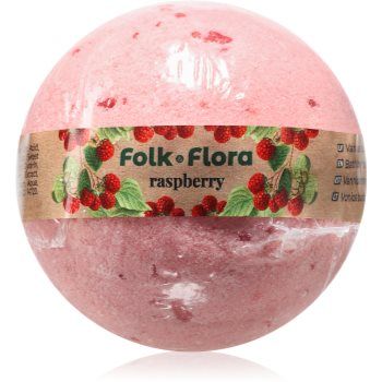 Folk & Flora Raspberry bombă de baie