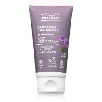 Green Pharmacy Bakuchiol & Postbiotics Night Face Cream Crema de noapte hidratanta anti-rid