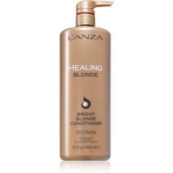 L'anza Healing Blonde Bright Blonde Conditioner balsam pentru parul blond cu suvite