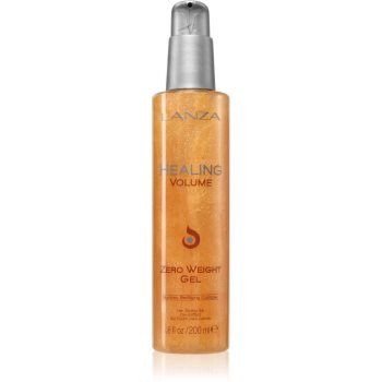 L'anza Healing Volume Zero Weight Gel styling gel pentru par fin
