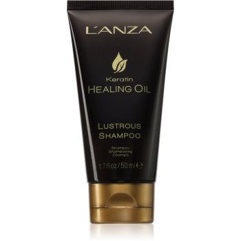L'anza Keratin Healing Oil Lustrous Shampoo sampon revitalizant pentru par deteriorat