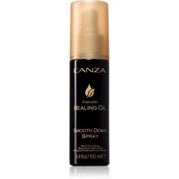 L'anza Keratin Healing Oil Smooth Down Spray spray pentru un aspect perfect al parului