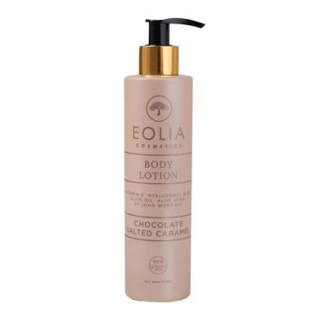Lotiune de Corp cu Ciocolata si Caramel Sarat - Eolia Cosmetics Body Lotion Chocolate Salted Caramel, 250 ml