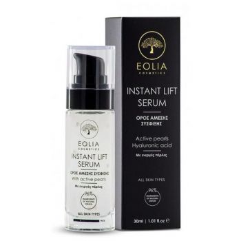 Ser Lifting Instant Eolia cu Perle Active si Acid Hialuronic - Eolia Cosmetics Instant Lift Serum, 30 ml