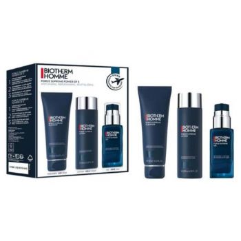 Set cadou Force Suprem, Biotherm, Cleanser 125 ml + Lotiune 200ml + Gel 50ml