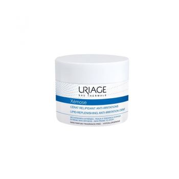 Uriage Xemose Lipid Replenishing Anti Irritation Cerat Crema calmanta pentru pielea foarte uscata si atopica, Volum 200 ml