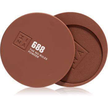 3INA The No-Rules Powder machiaj multifuncțional pentru ochi, buze și față