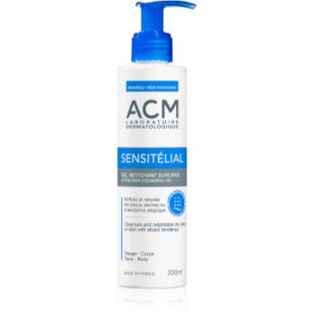 ACM Sensitélial Ultra Rich Cleansing Gel gel hidratant de curatare pentru piele uscata spre atopica