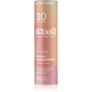 Attitude Oceanly Plastic Free Beauty balsam de buze tonifiant SPF 30