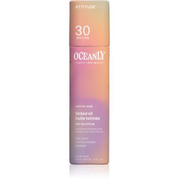 Attitude Oceanly Plastic Free Beauty ulei hrănitor pentru uniformizarea nuantei tenului