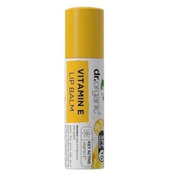 Balsam buze Bio Vitamina E Dr.Organic 5.7 ml