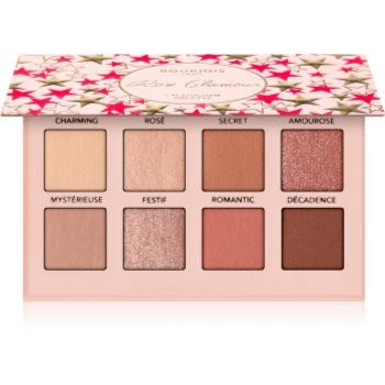 Bourjois Rose Glamour paletă cu farduri de ochi
