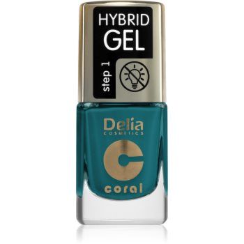 Delia Cosmetics Coral Nail Enamel Hybrid Gel lac de unghii sub forma de gel
