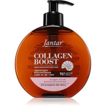 Farmona Jantar Collagen Boost gel de dus regenerabil pentru maini si corp