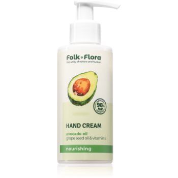 Folk & Flora Avocado Oil crema nutritiva de maini