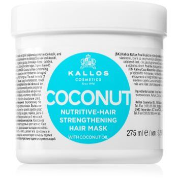 Kallos KJMN Professional Coconut masca hranitoare pentru par deteriorat