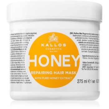Kallos KJMN Professional Honey masca pentru hidratare intensa pentru păr uscat și deteriorat