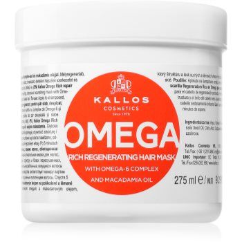 Kallos KJMN Professional Omega masca de par hranitoare cu ulei de macadamia si complex omega 6