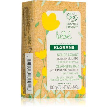 Klorane Bébé Calendula sapun delicat cu gălbenele