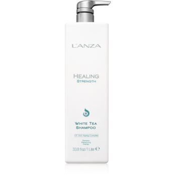 L'anza Healing Strength White Tea Shampoo Sampon pentru par fin, moale cu ceai alb