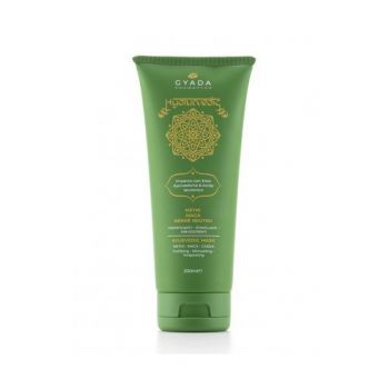 Masca de par crema fortifianta cu methi si acid hialuronic, Hyalurvedic Gyada, 200 ml