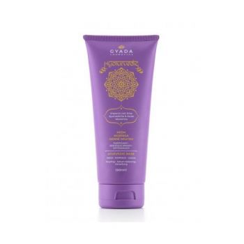Masca de par crema purificatoare cu neem si acid hialuronic, Hyalurvedic Gyada, 200 ml