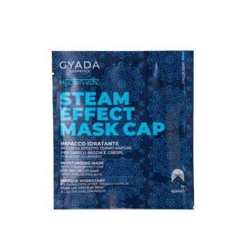 Masca de par cu acid hialuronic tip casca cu efect termic Hyalurvedic Gyada, 1 buc