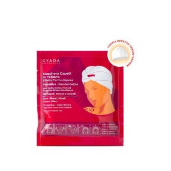 Masca de par pentru revitalizarea culorii tip casca cu efect termic Gyada, 1 buc