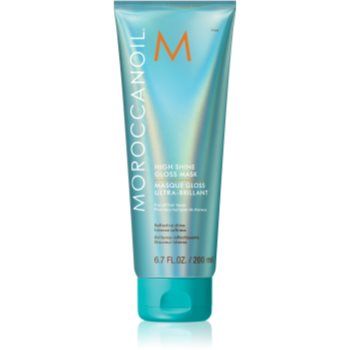 Moroccanoil High Shine Gloss Mask Mască nutritivă pentru păr neted și lucios cu ulei de argan