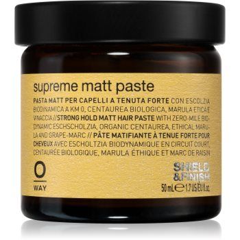 Oway Shield & Finish Supreme Matt Paste pasta pentru styling mata cu fixare medie