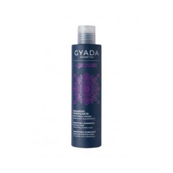 Sampon purificator cu neem si acid hialuronic, - Hyalurvedic Gyada, 200 ml