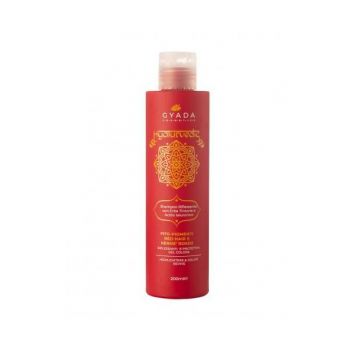 Sampon revitalizare culoare par roscat, Hyalurvedic Gyada, 200 ml