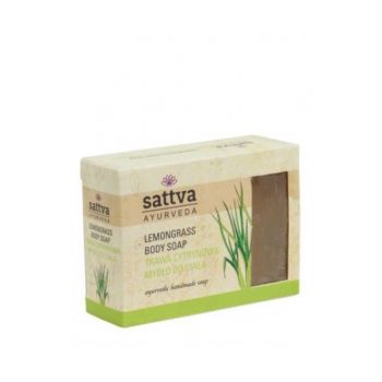 Sapun cu glicerina si lemongrass, – Sattva Ayurveda, 125 gr